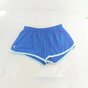 Under Armour Women's Size Small Blue Loose Fit Athletic Shorts